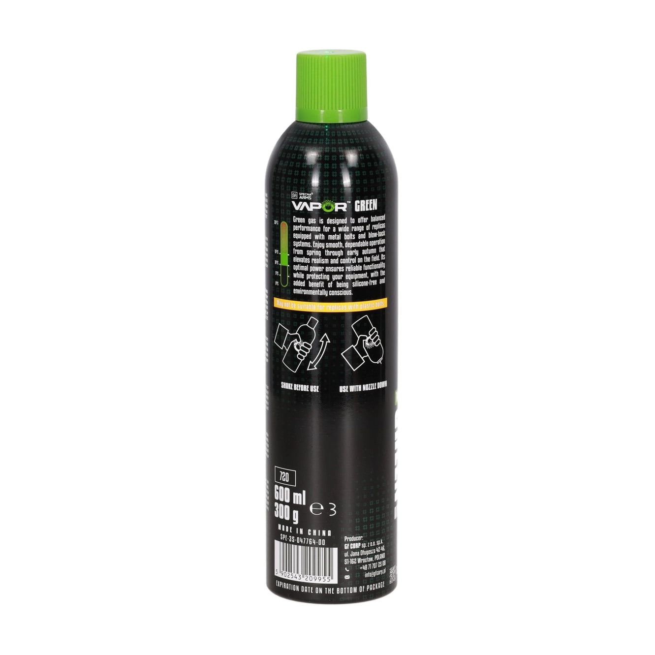 [SPE-35-047764] Green Gas Specna Arms Vapor™ Green 600ml