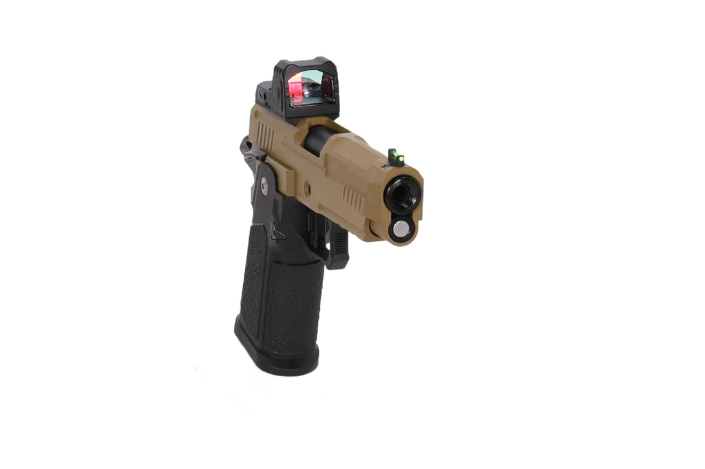 Arcturus Hi-Capa Vanguard 4.3" GBB Pistol (Optics Ready/Kolimator ARS-1) - Half-Tan