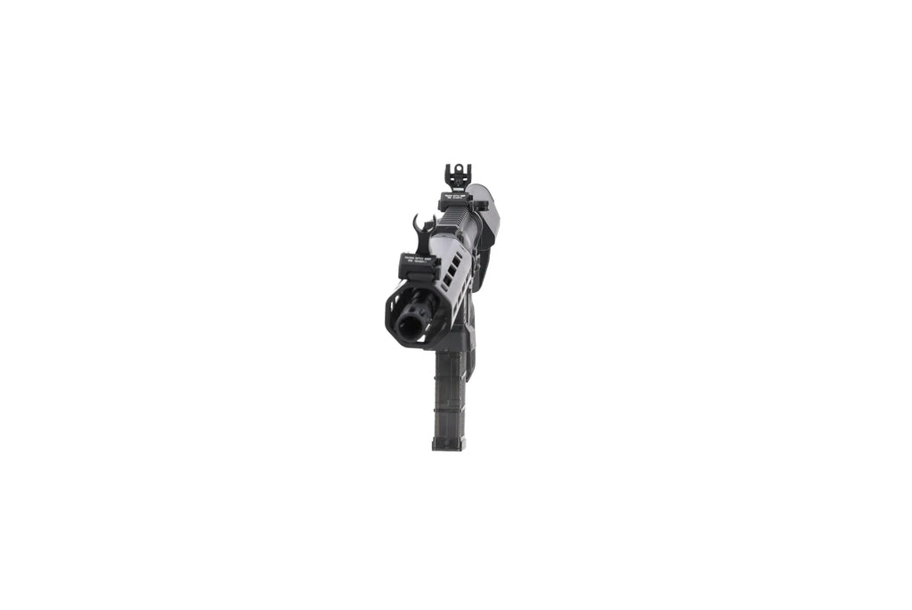 King Arms x Lancer Systems airsoft Carbine L15 LCH7 8" Real Carbon Black