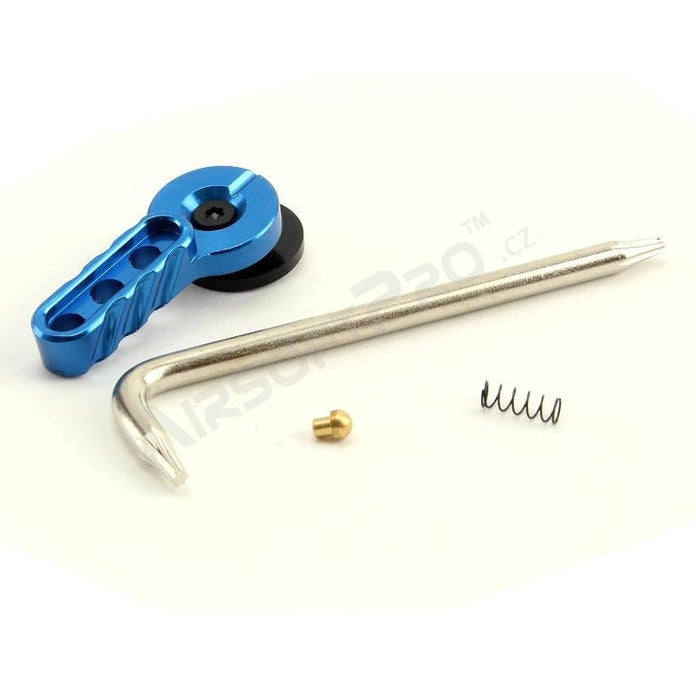 CNC selector lever for M4 - blue