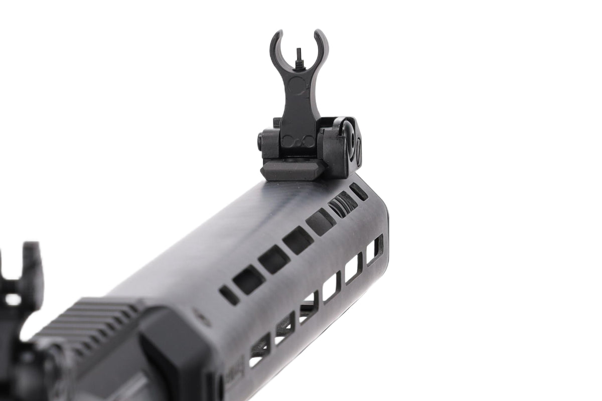 King Arms x Lancer Systems airsoft Carbine L15 LCH7 12" Real Carbon Black