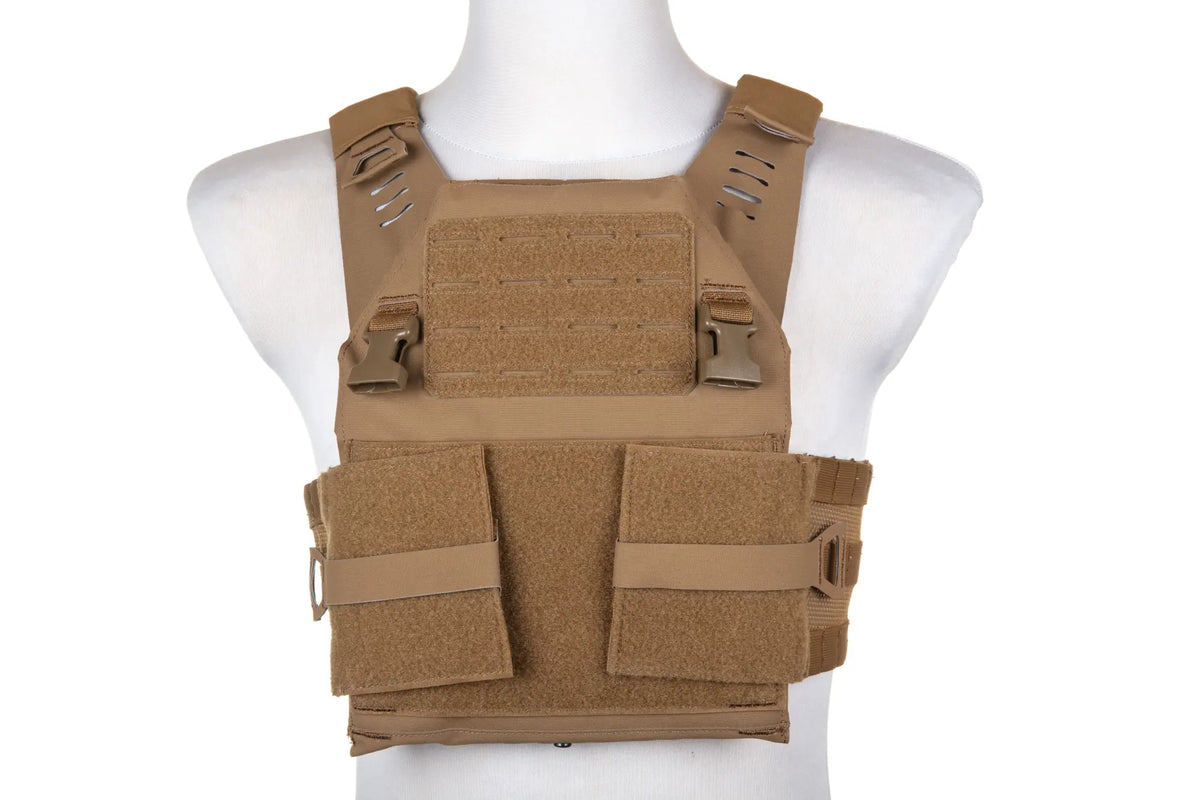 Wosport VE-97 Plate Carrier Tactical Vest Coyote Brown