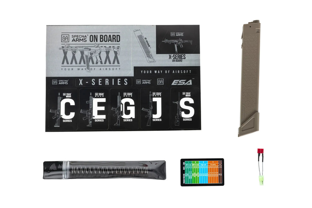 Specna Arms M4/AR15 SA-FX01 FLEX Gen.2 AEG Assault Rifle 9" – Half-Tan