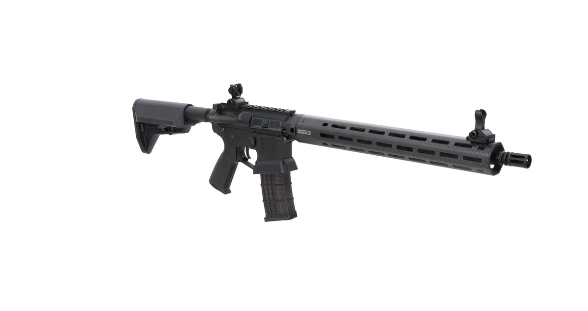 King Arms x Lancer Systems airsoft Carbine L15 LCH7 15" Real Carbon Black