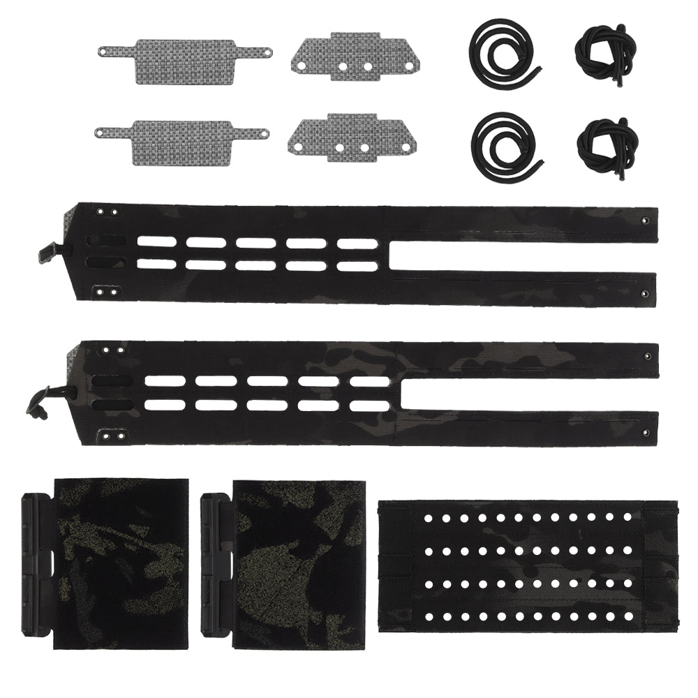 Multi-purpose Cummerbund Wosport Lightweight Gridle QD Multicam Black