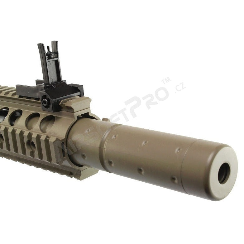 M4 RIS CQB ar trokšņa slāpētāju (CM.513) - TAN