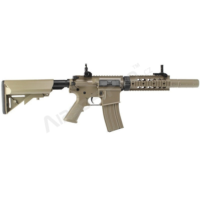 M4 RIS CQB ar trokšņa slāpētāju (CM.513) - TAN