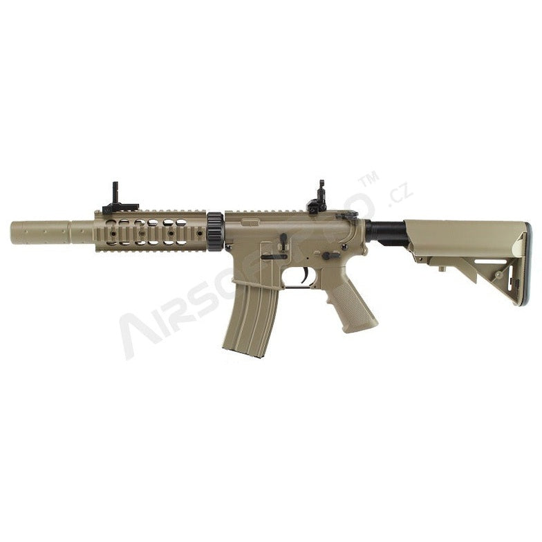 M4 RIS CQB ar trokšņa slāpētāju (CM.513) - TAN
