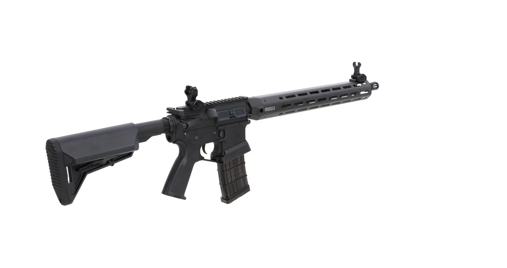 King Arms x Lancer Systems airsoft Carbine L15 LCH7 15" Real Carbon Black