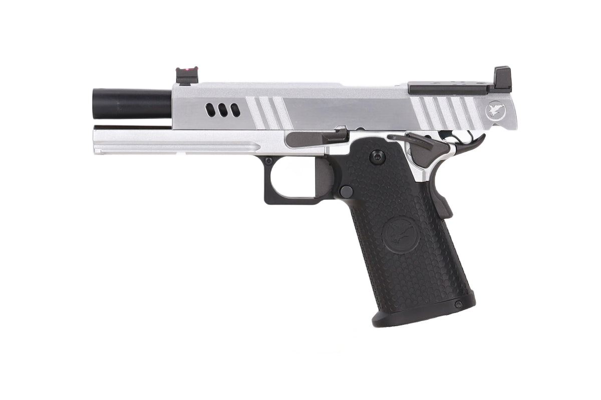 Nighthawk Custom BDS9 GBB Pistol (Optics Ready) – Silver