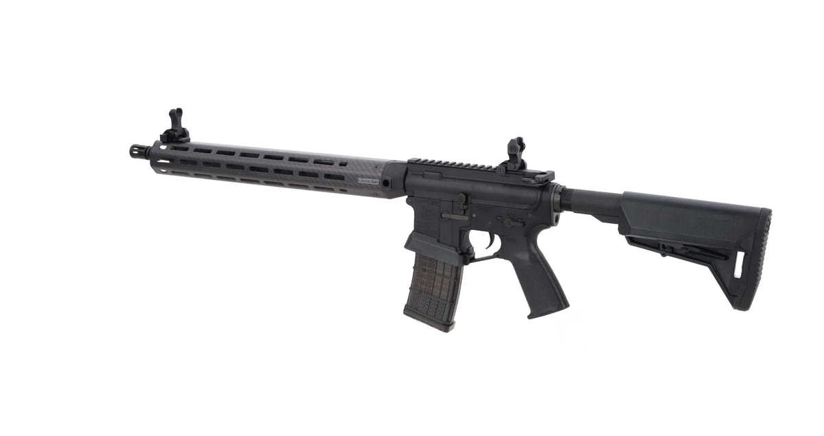 King Arms x Lancer Systems airsoft Carbine L15 LCH7 15" Real Carbon Black