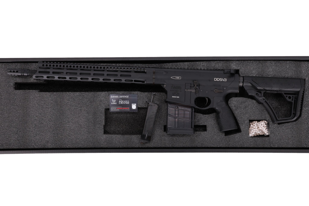 Daniel Defense x EMG DD5 V3 Cyma Platinum Gen.2 AEG Sniper Rifle 16.5" – Black