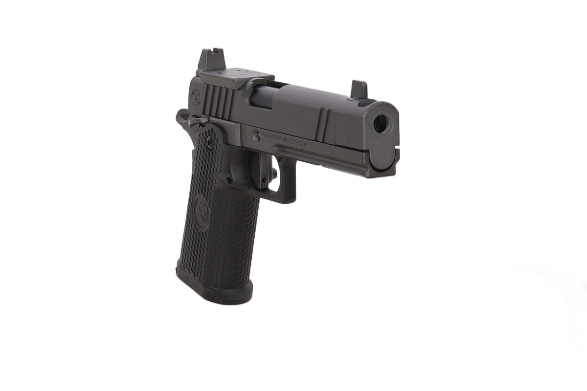 Nighthawk Custom TRS Comp GBB Pistol (Optics Ready/Suppressor Ready) – Black