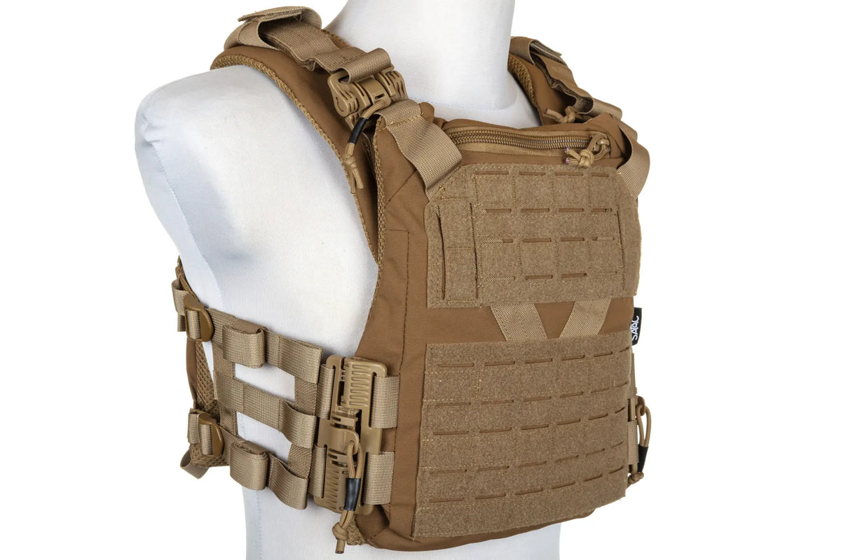 Specna Arms Tactical QR IV Tan Plate Carrier Vest