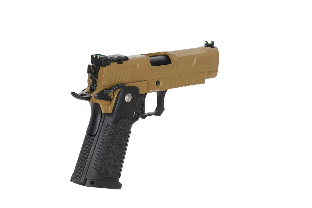 Arcturus Hi-Capa Vanguard 4.3" Gun GBB - Half-Tan