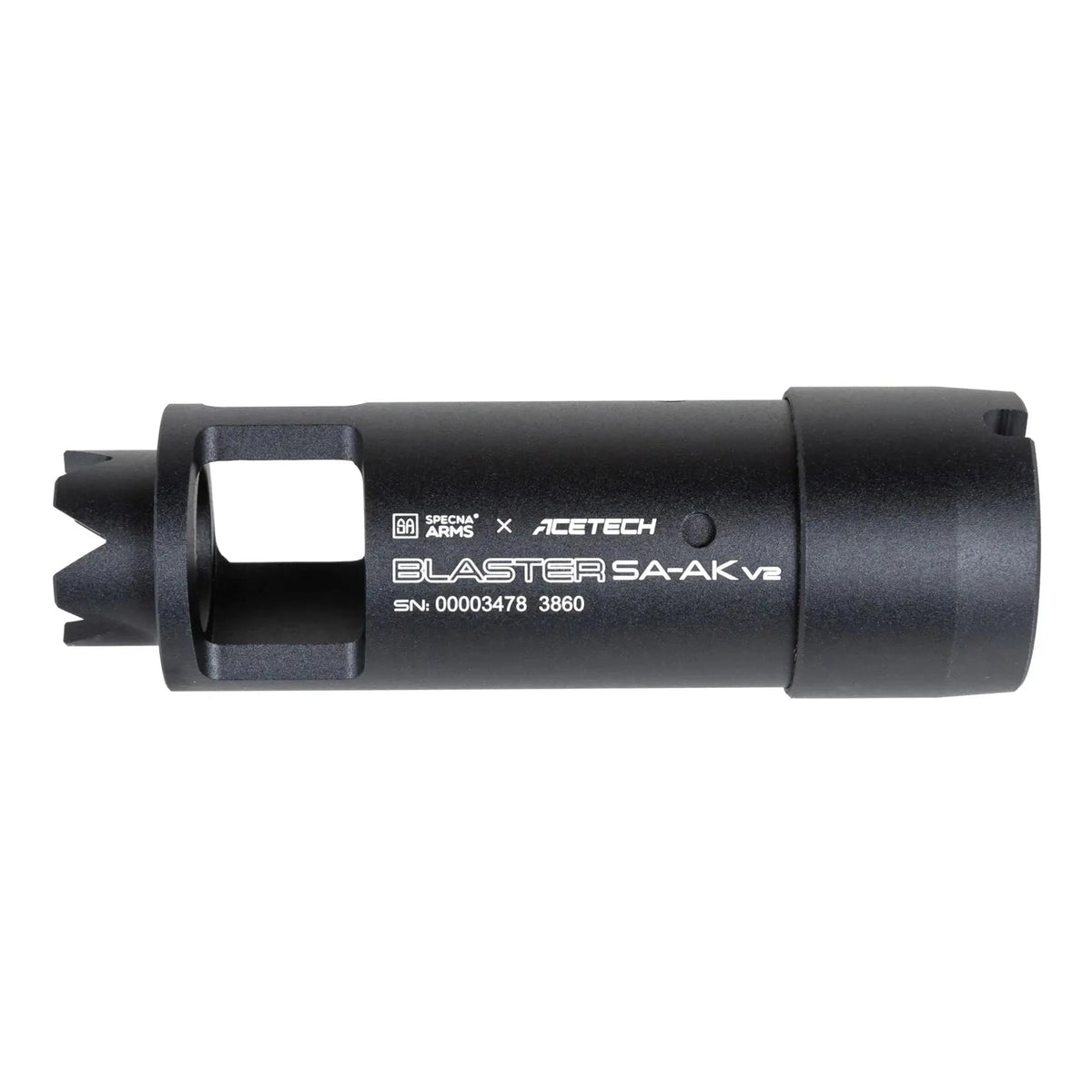 Tracer Specna Arms x AceTech Blaster SA-AK v2 suppressor Black