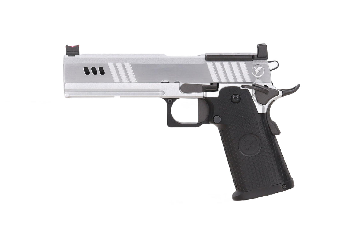 Nighthawk Custom BDS9 GBB Pistol (Optics Ready) – Silver