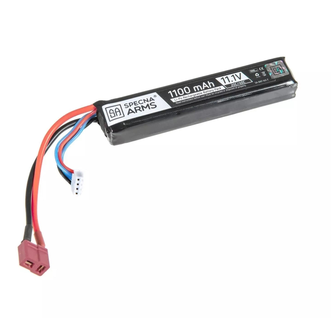 [SPE-06-024613] LiPo 11,1V 1100mAh 20/40C Battery - T-Connect (Deans)