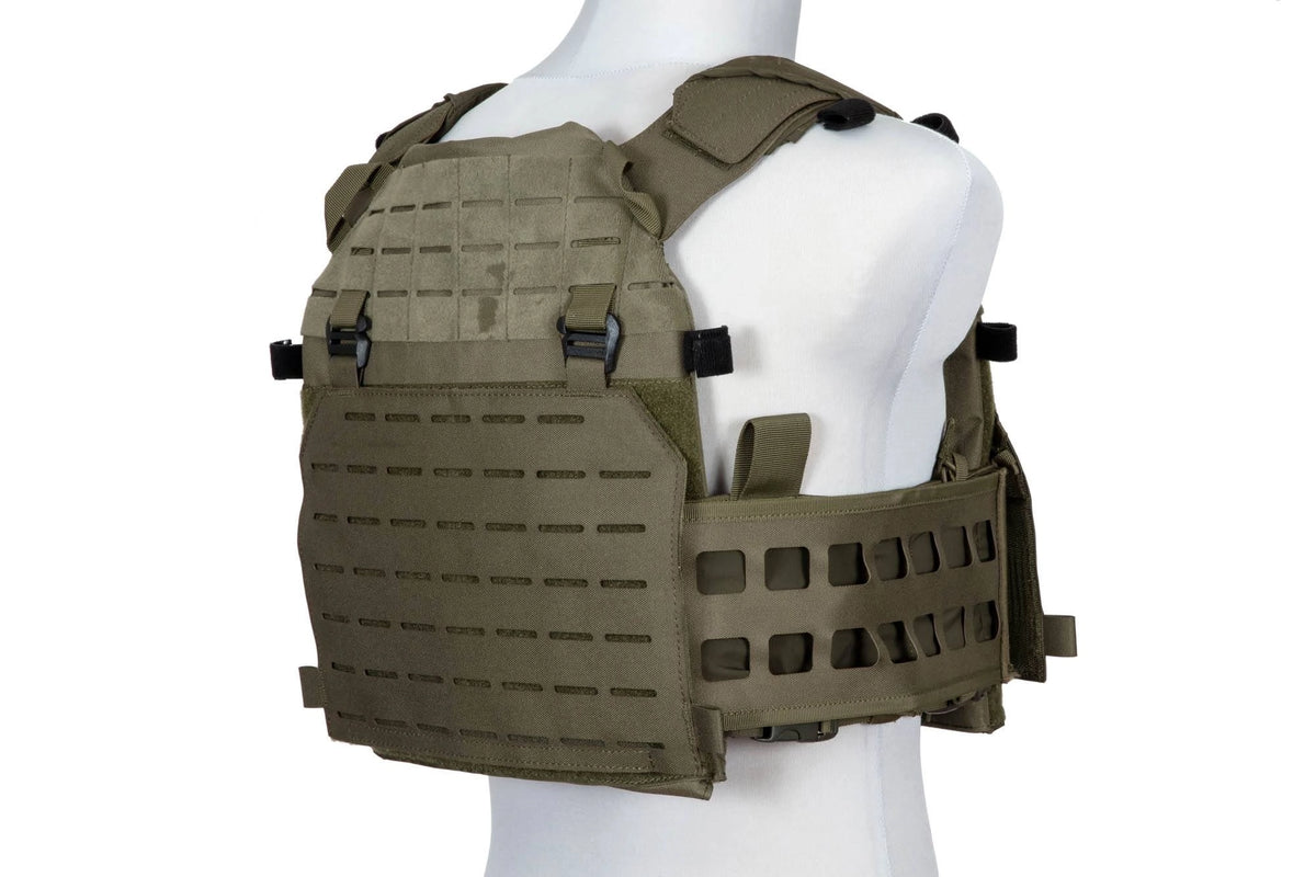 Advanced Laser-Cut tactical vest - olive green