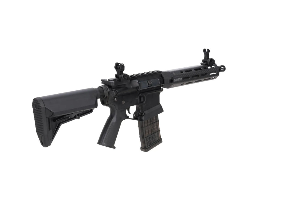 King Arms x Lancer Systems airsoft Carbine L15 LCH7 8" Real Carbon Black