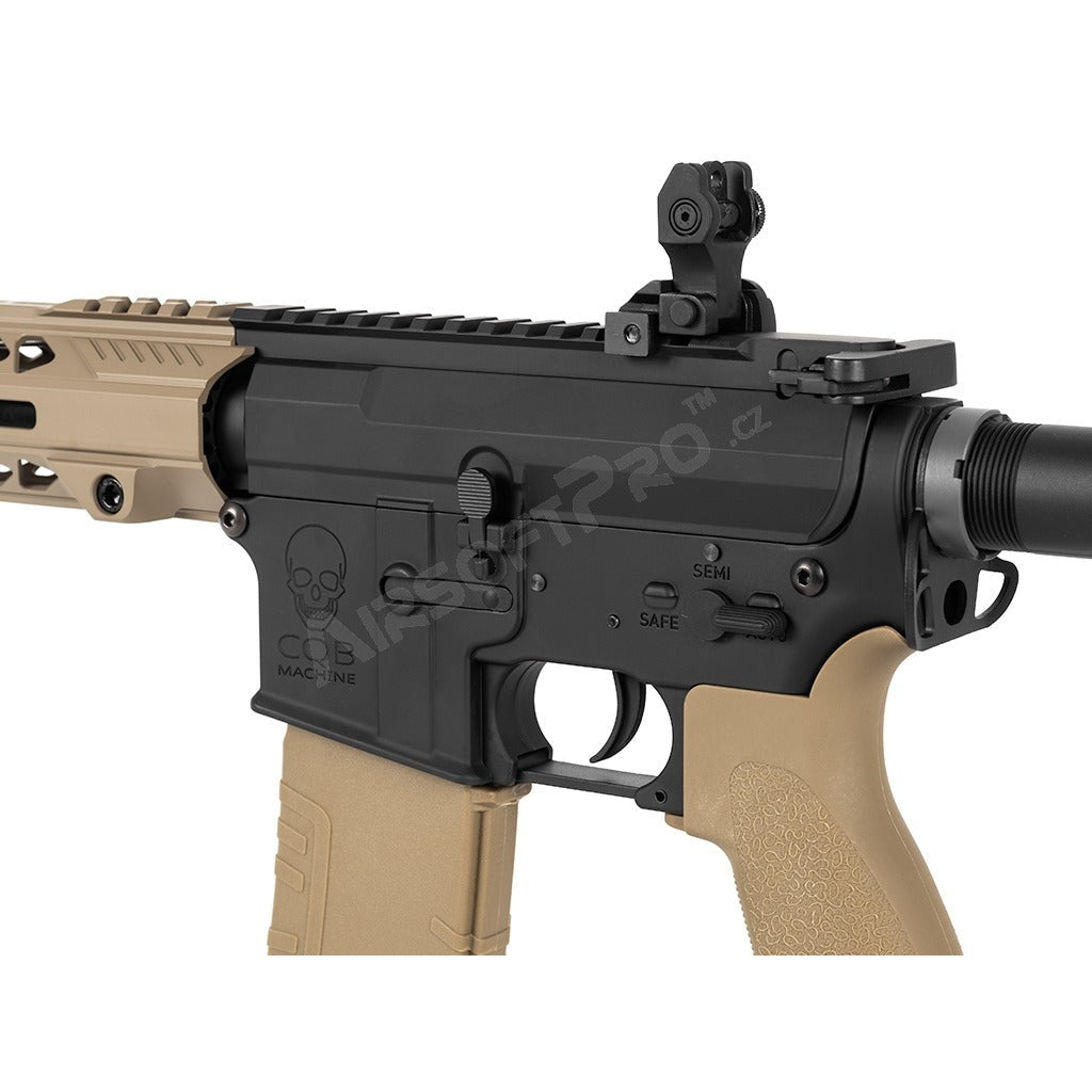 CQB Machine MOD-2 UPGRADE, Kestrel ECU, 2 magazines - Half TAN