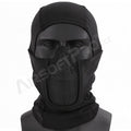 Face mask Shadow Warrior with hood - black