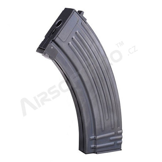 E&L 120 rounds AK74 style mid-cap metal magazine - black