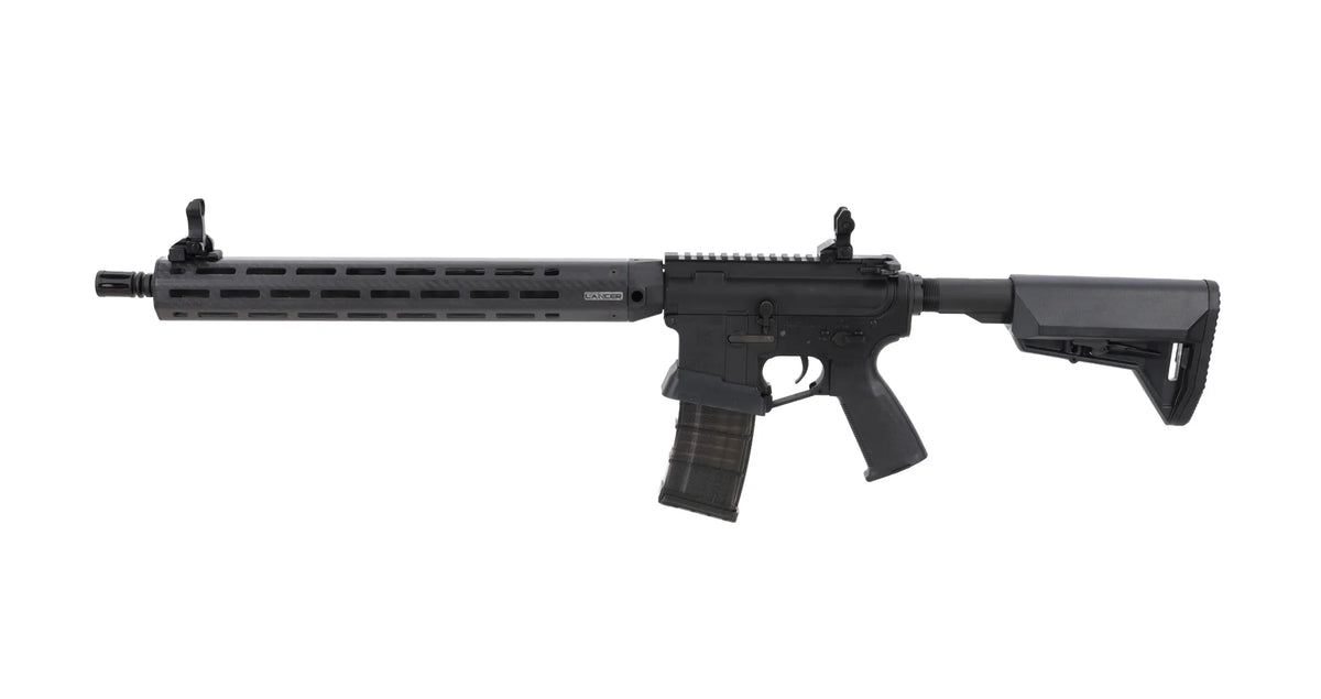 King Arms x Lancer Systems airsoft Carbine L15 LCH7 15" Real Carbon Black