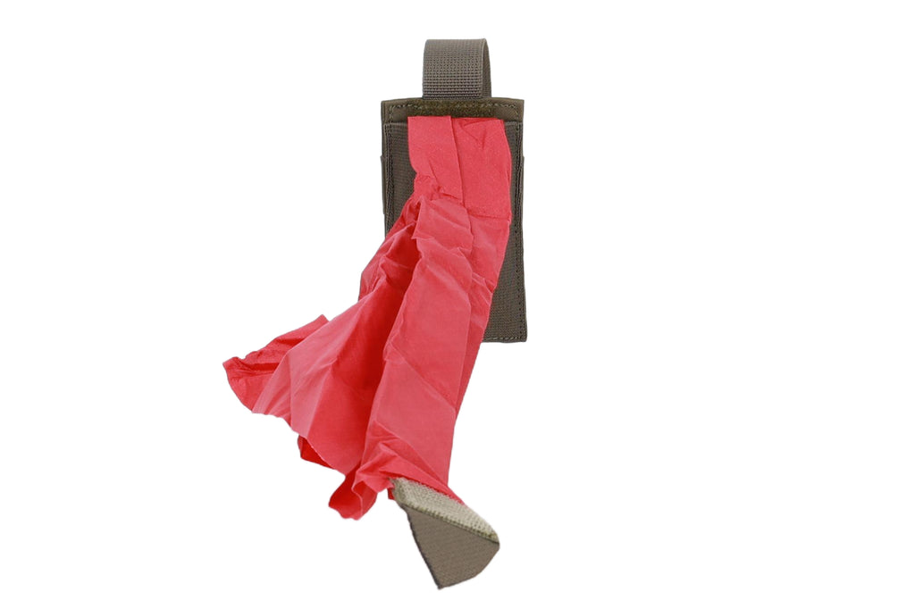 SATAC pouch with red hit marker