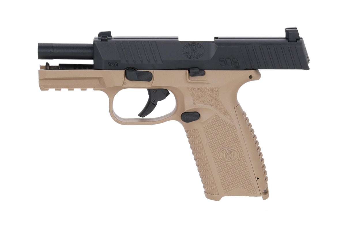 FN Herstal x Cybergun FN 509 GBB Pistol – Half-Tan