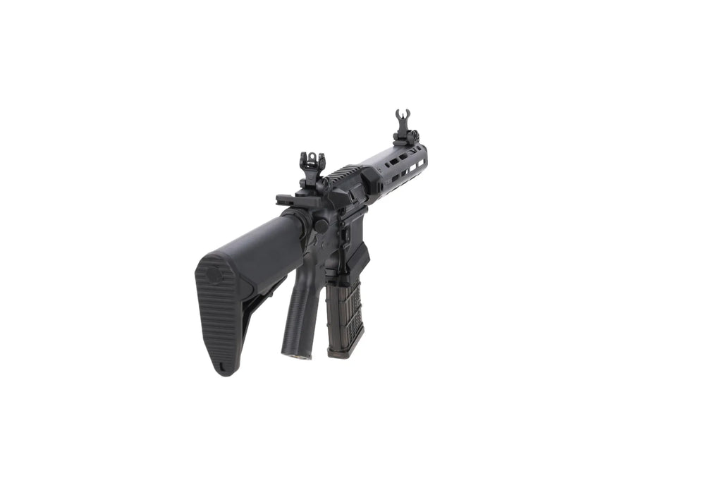 King Arms x Lancer Systems airsoft Carbine L15 LCH7 8" Real Carbon Black