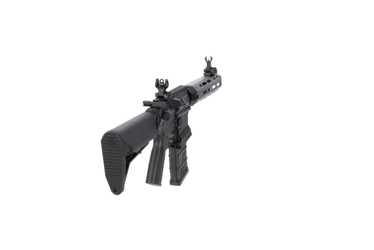 King Arms x Lancer Systems airsoft Carbine L15 LCH7 8" Real Carbon Black