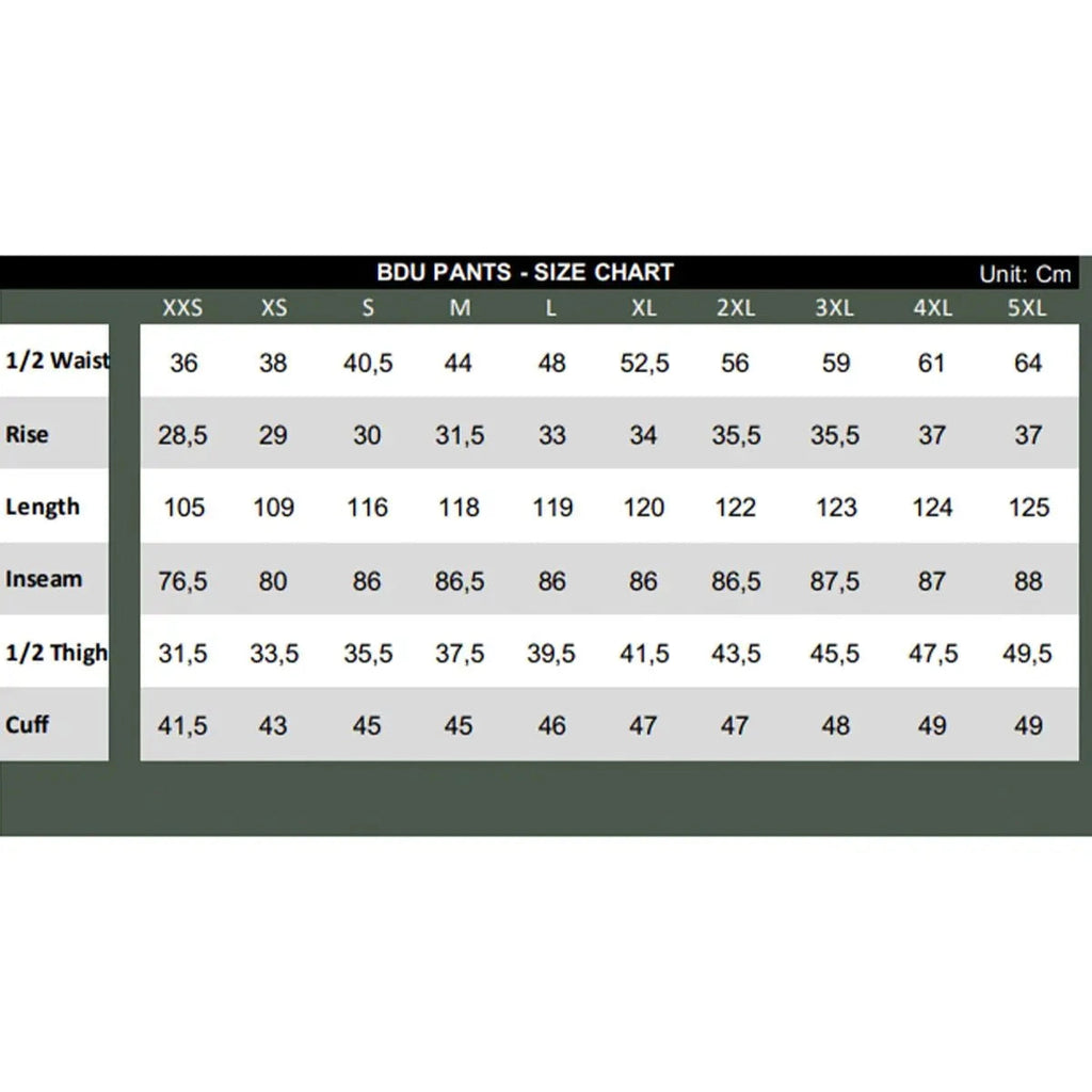 Fostex BDU Pants (Medium)