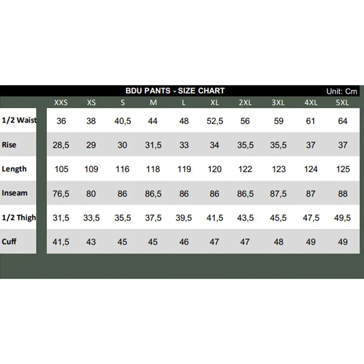 Fostex BDU Pants (Medium)