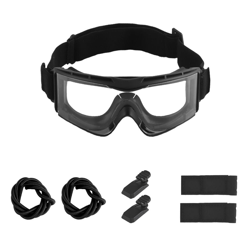 W810 Tactical Goggle (Black) +2 changeble glasess
