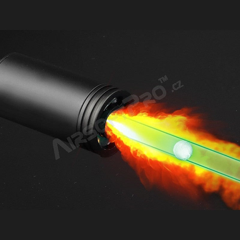 Spitfire tracer with flame mode