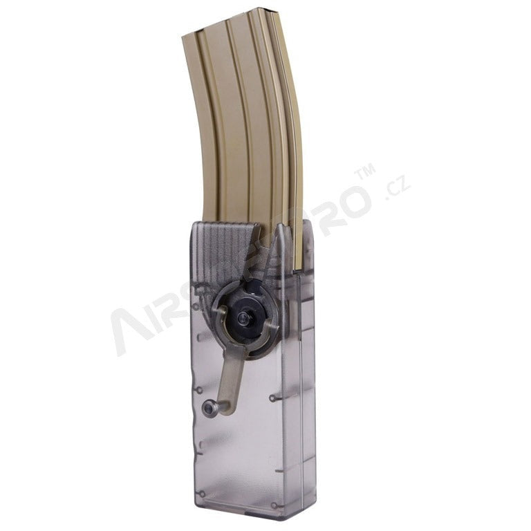 1000BBs speed magazine loader - Black, transparent