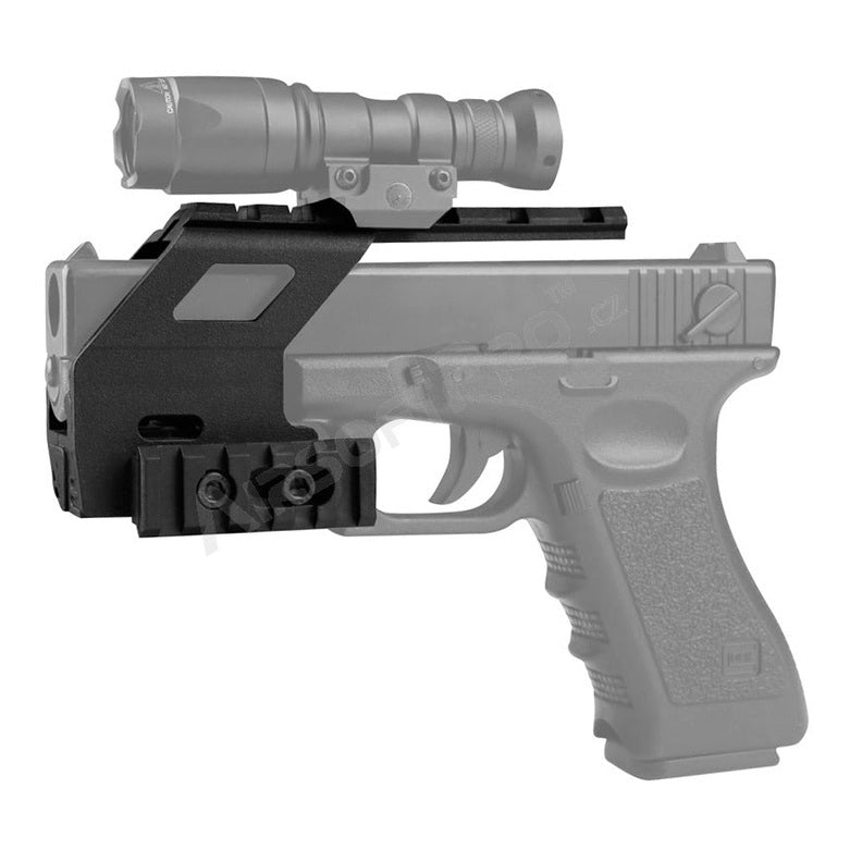 Rail mount for G series pistol - black