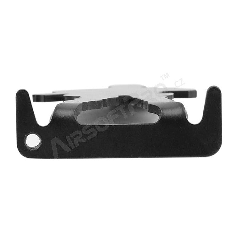 Metal target Soldiers, 4 pcs - black