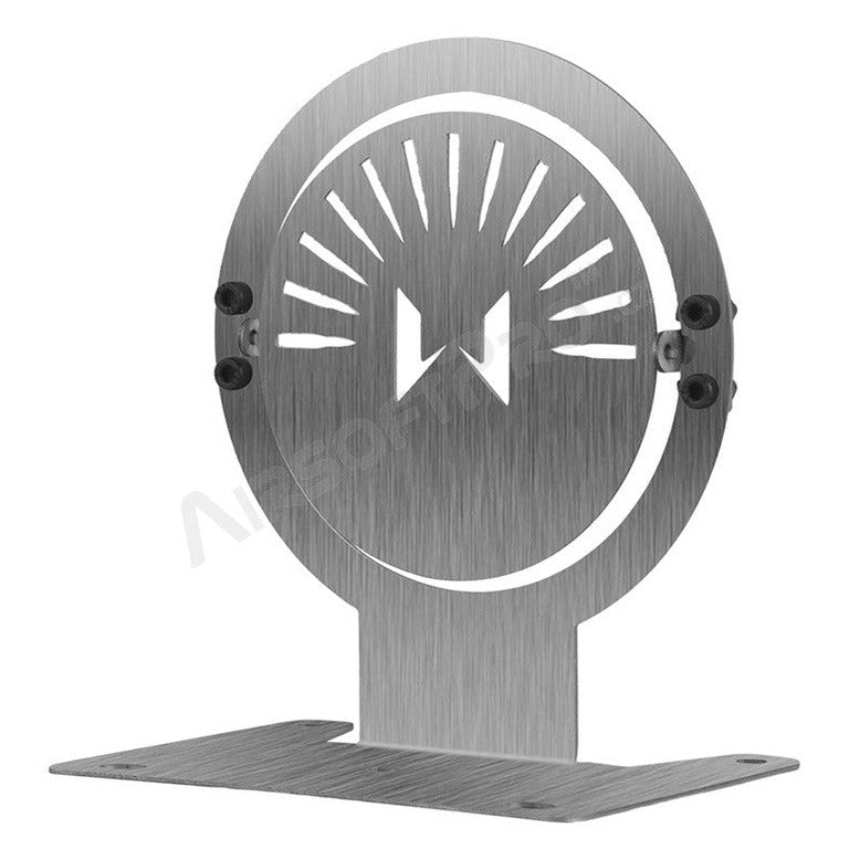 Training metal flip target 14x12cm - Silver