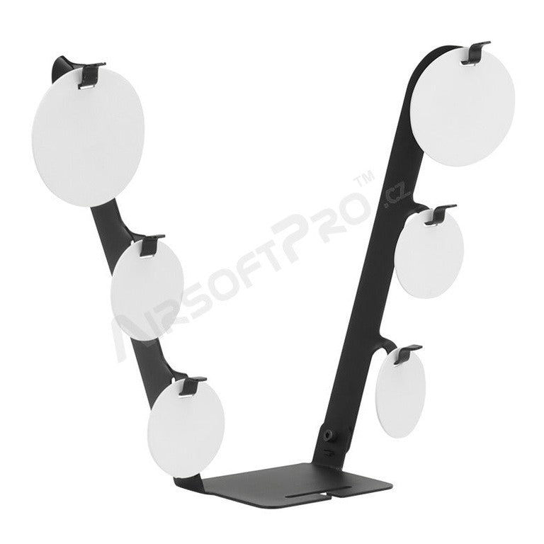 V-shaped shooting range - black