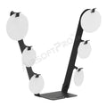 V-shaped shooting range - black