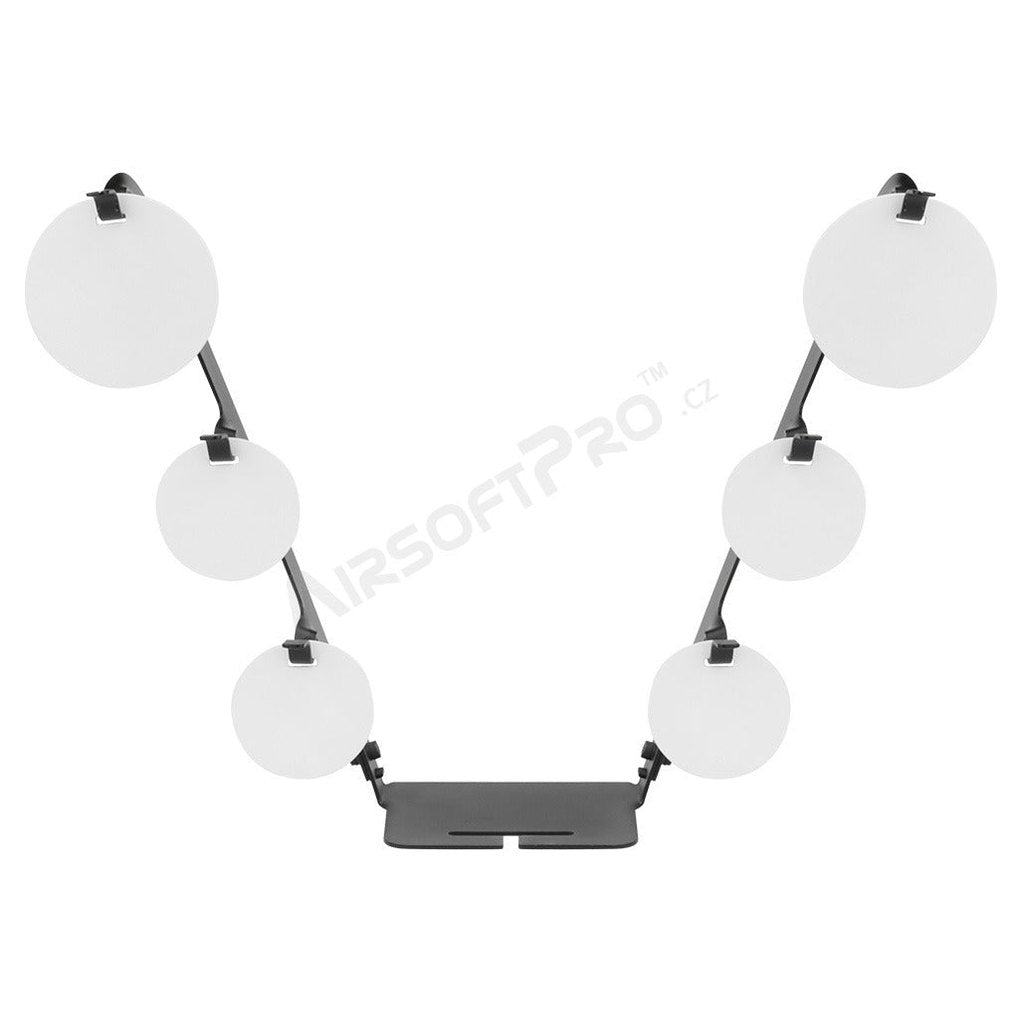 V-shaped shooting range - black