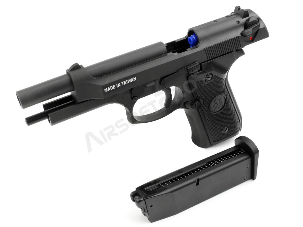 Airsoft pistol M9 HW, gas blowback - black