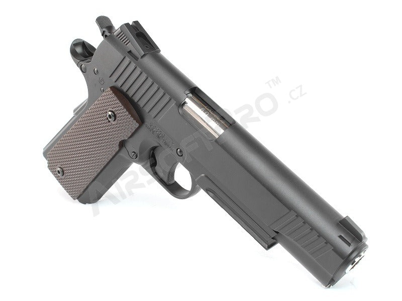 Airsoft pistol CQBP M45A1 CO2, metal slide, non-blowback - black