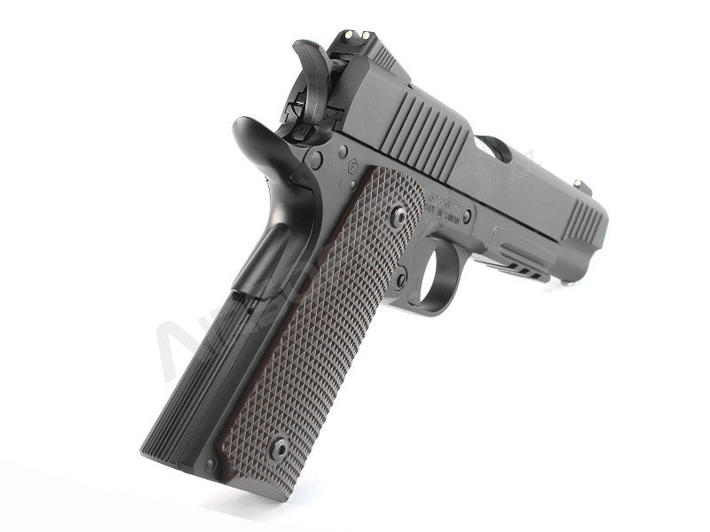 Airsoft pistol CQBP M45A1 CO2, metal slide, non-blowback - black