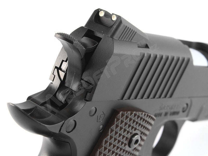 Airsoft pistol CQBP M45A1 CO2, metal slide, non-blowback - black
