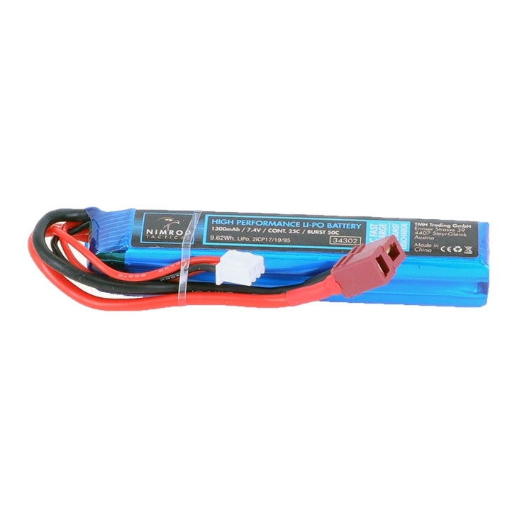 Nimrod LiPo 7.4V 1300mAh 25C Stick Type Deans