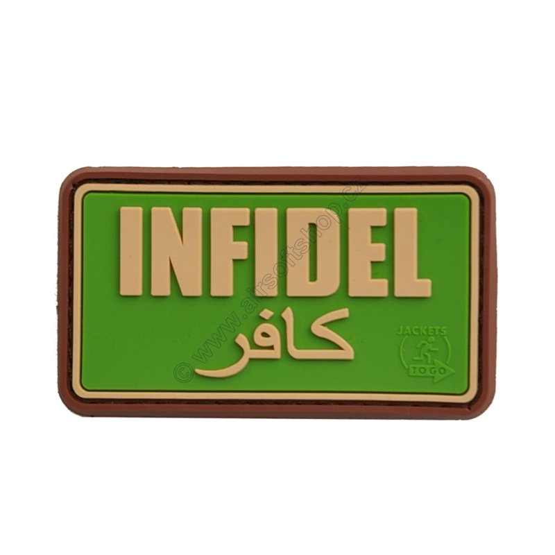 Patch infidel small leaf Multicam - 3D plastic