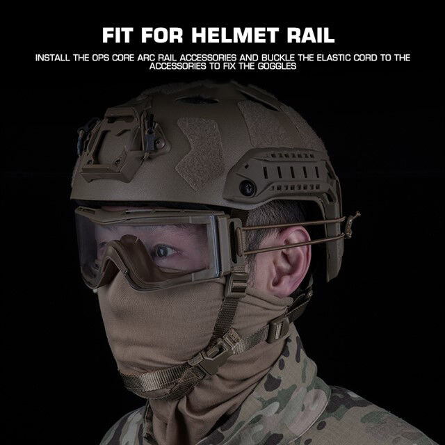 W810 Tactical Goggle (Black) +2 changeble glasess